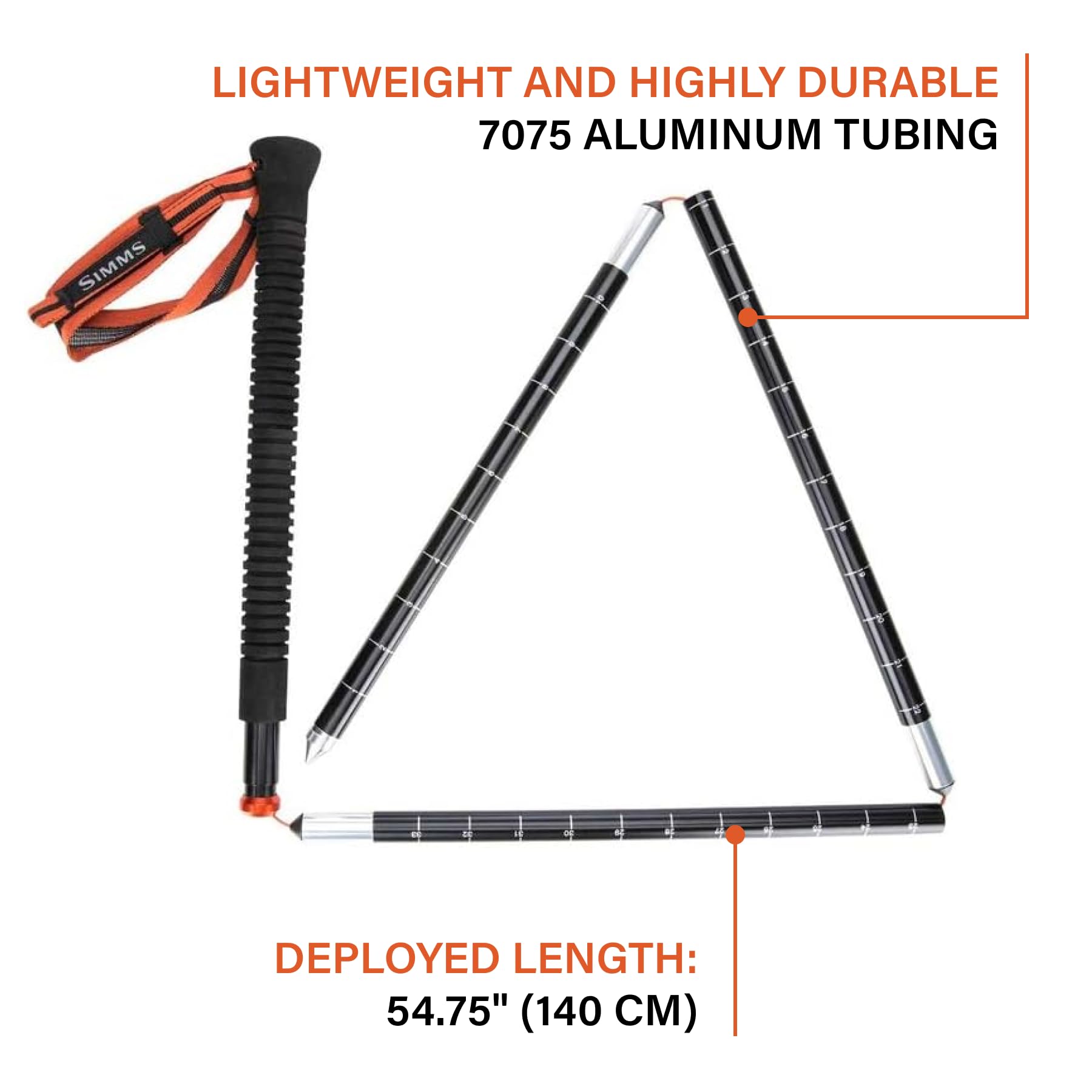 simms ウェーディングスタッフ　未使用品 新品未使用シムスウェーディングスタッフ Simms Wading Staff - メルカリ